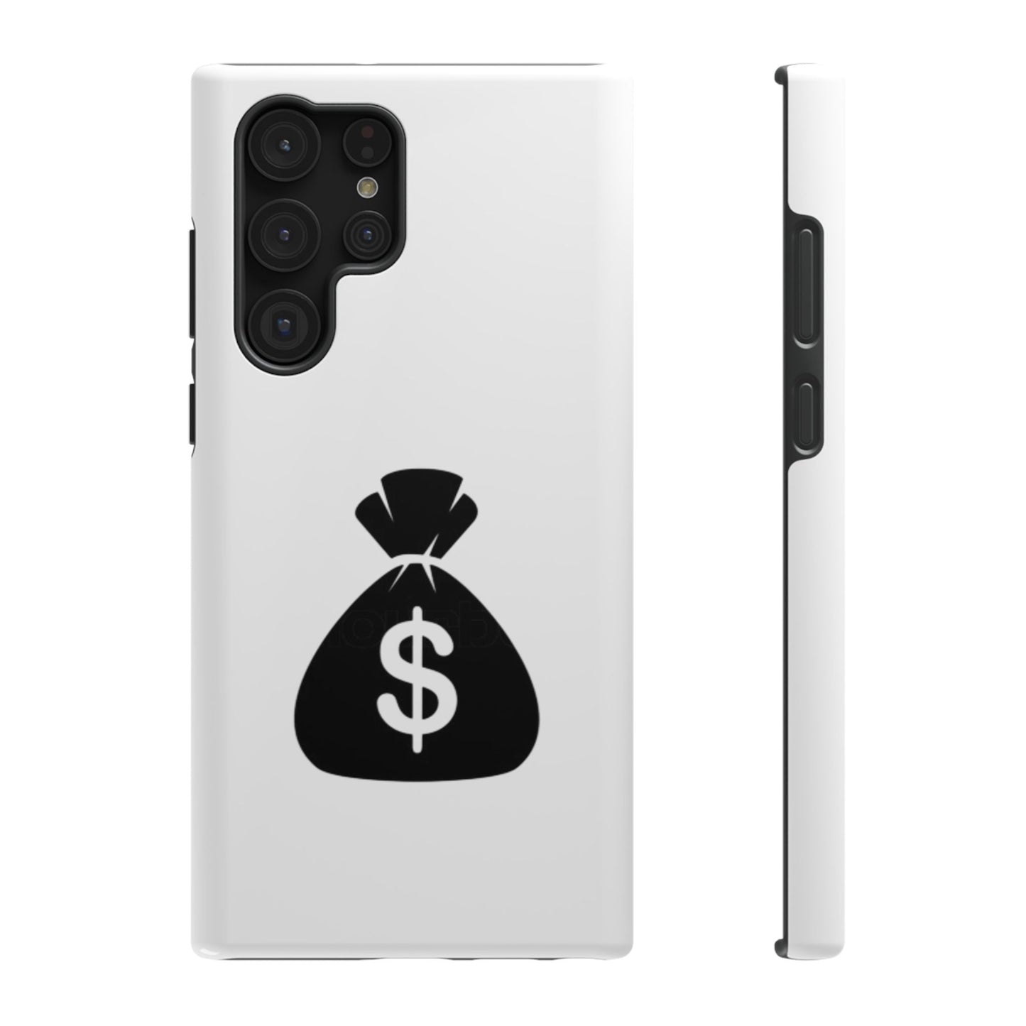 Money Bag Impact-Resistant Phone Case, Durable Phone Cover, Gift for Entrepreneurs, Stylish Protection, Birthday or Holiday Gift