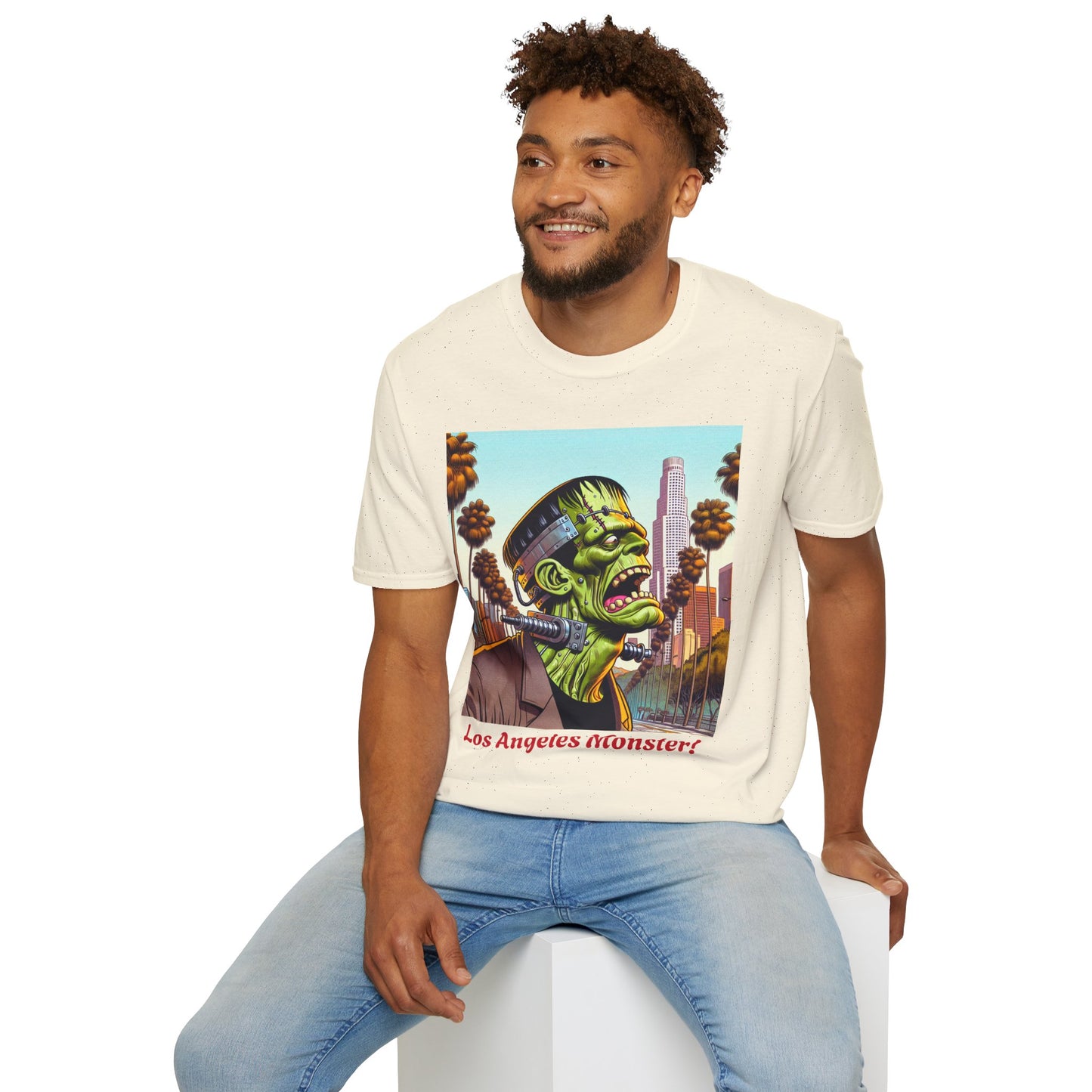 Los Angeles Monster Unisex T-Shirt, Funny Graphic Tee, Halloween Costume Shirt, Gift for Horror Fans, Casual Wear