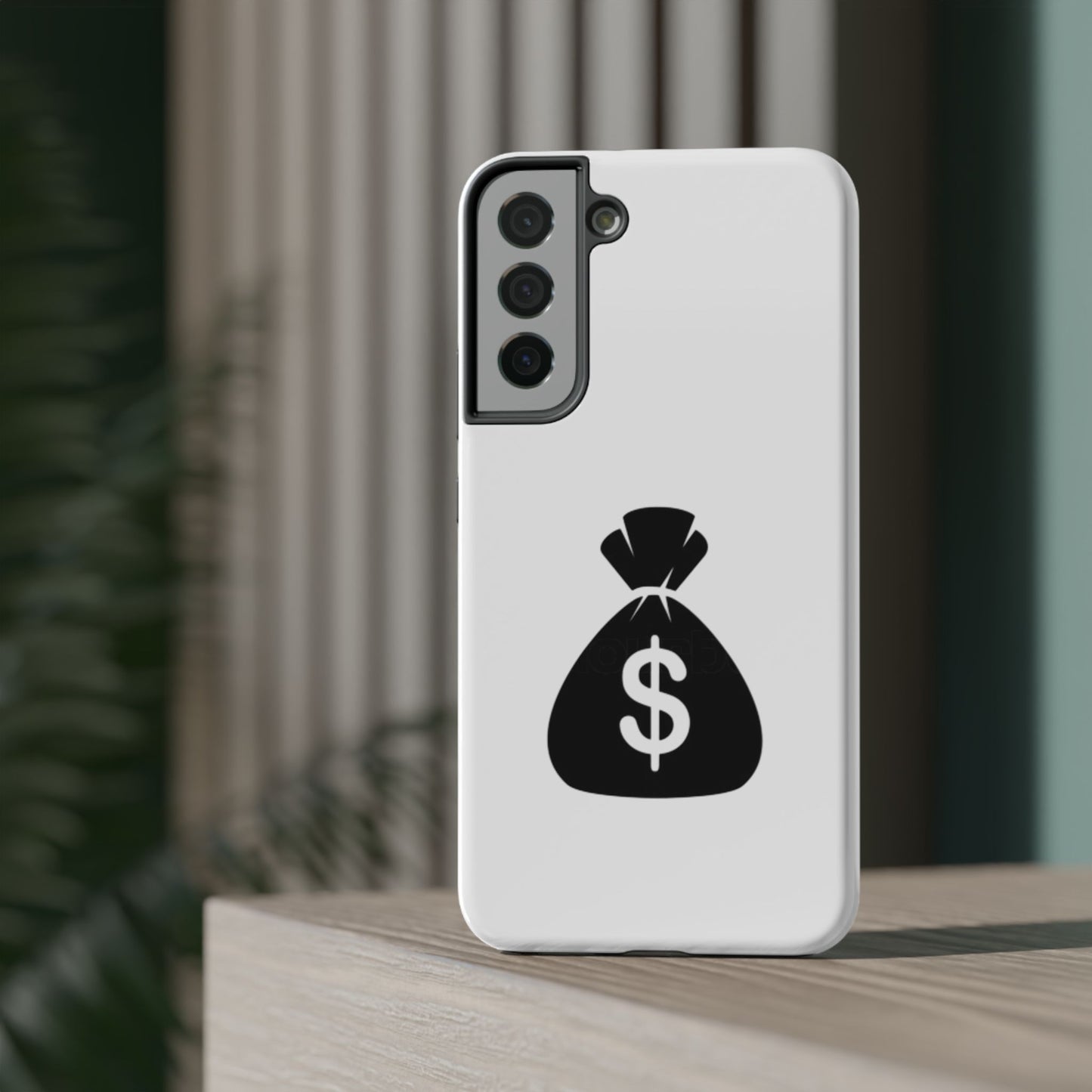 Money Bag Impact-Resistant Phone Case, Durable Phone Cover, Gift for Entrepreneurs, Stylish Protection, Birthday or Holiday Gift