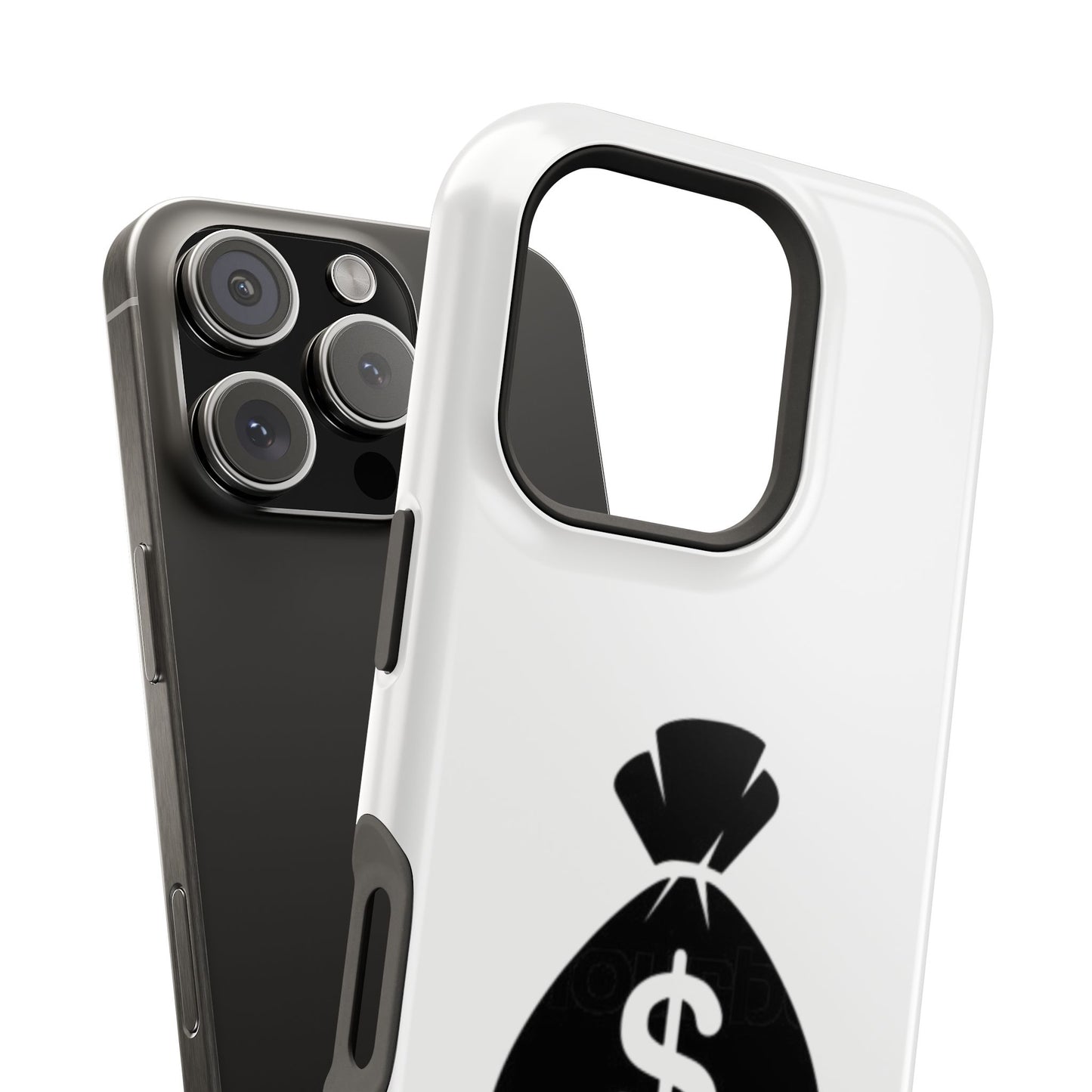 Money Bag Impact-Resistant Phone Case, Durable Phone Cover, Gift for Entrepreneurs, Stylish Protection, Birthday or Holiday Gift