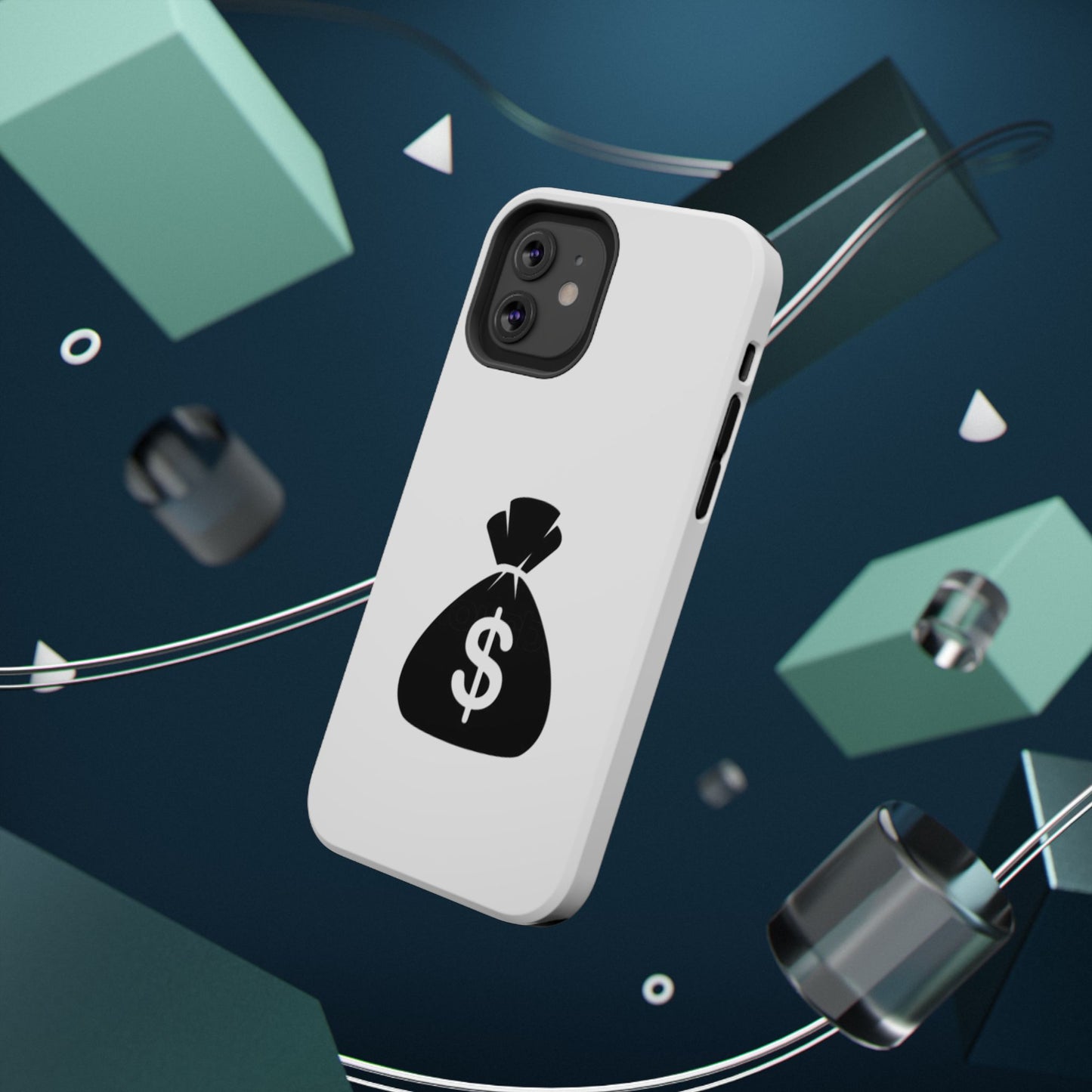 Money Bag Impact-Resistant Phone Case, Durable Phone Cover, Gift for Entrepreneurs, Stylish Protection, Birthday or Holiday Gift