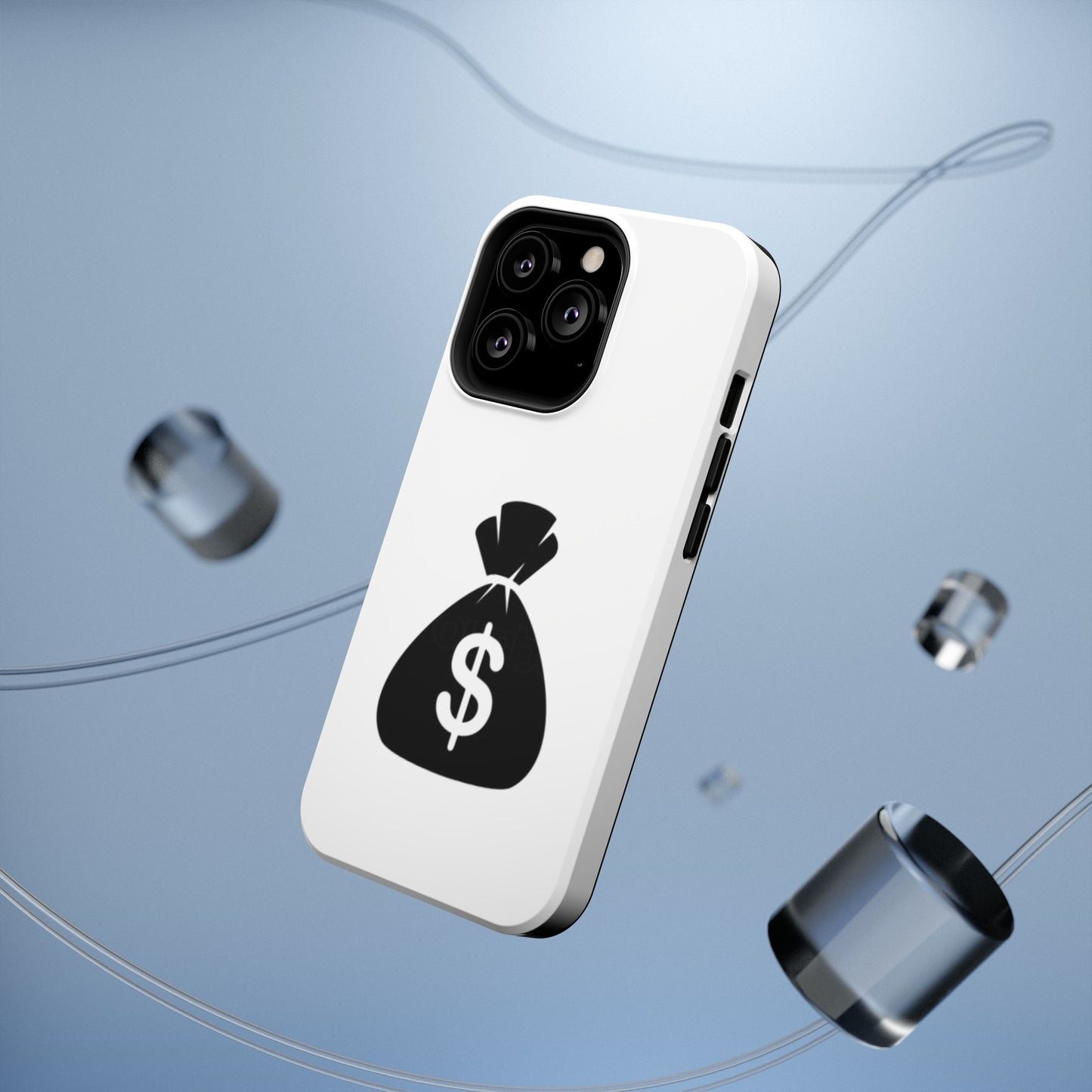 Money Bag Impact-Resistant Phone Case, Durable Phone Cover, Gift for Entrepreneurs, Stylish Protection, Birthday or Holiday Gift