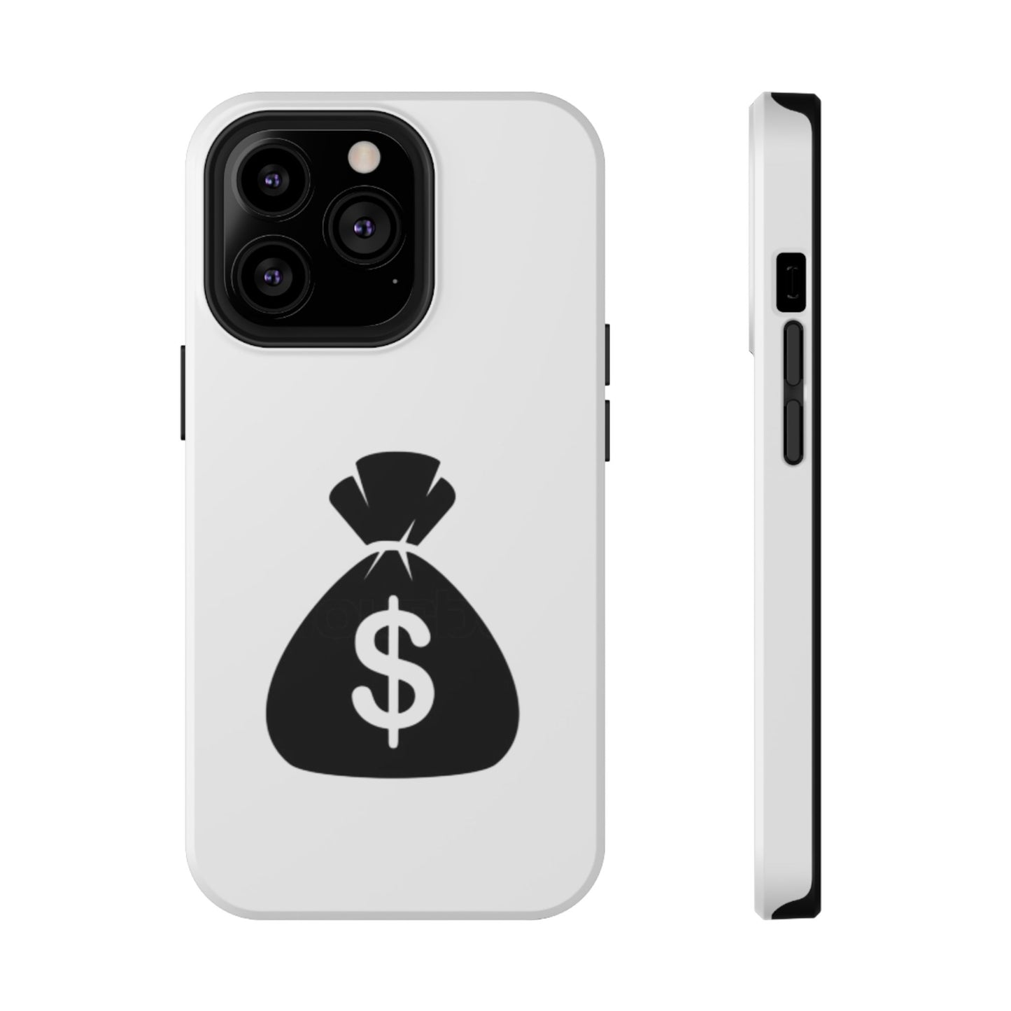 Money Bag Impact-Resistant Phone Case, Durable Phone Cover, Gift for Entrepreneurs, Stylish Protection, Birthday or Holiday Gift