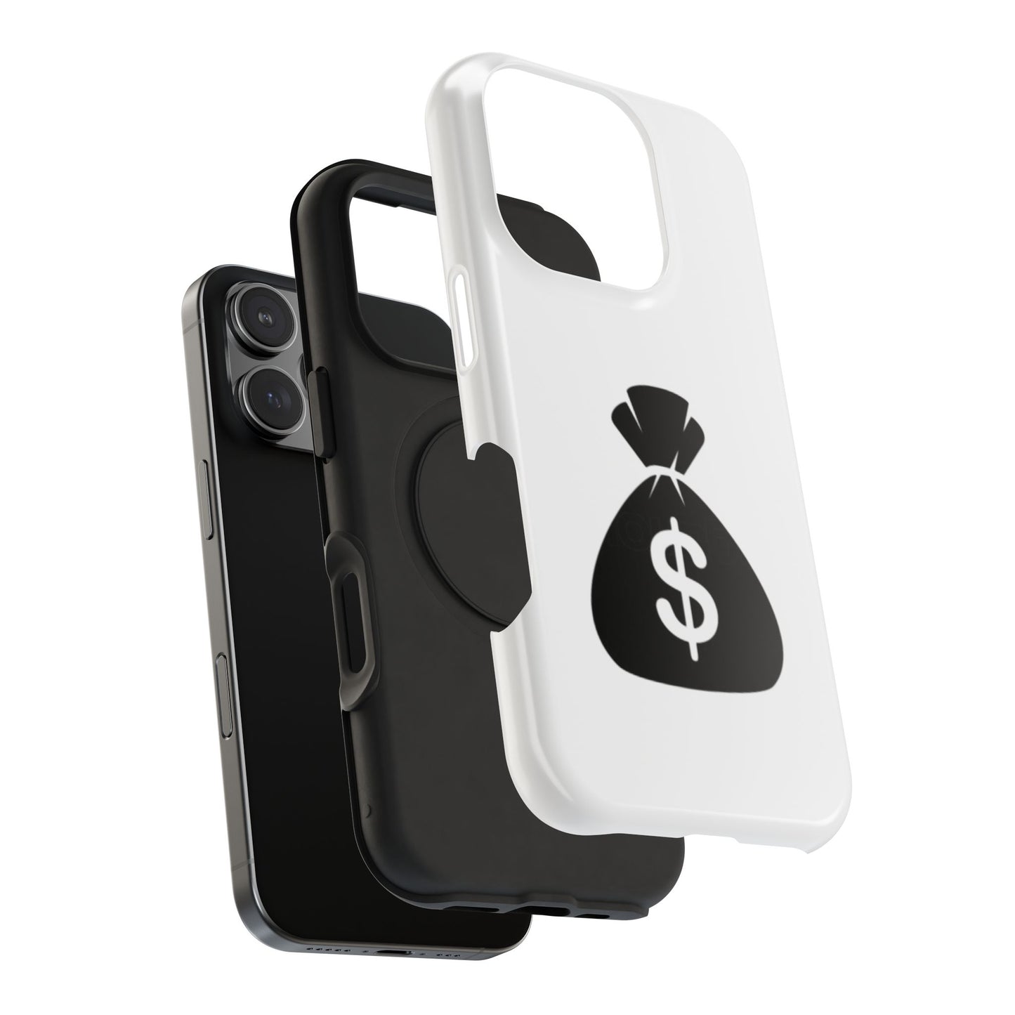 Money Bag Impact-Resistant Phone Case, Durable Phone Cover, Gift for Entrepreneurs, Stylish Protection, Birthday or Holiday Gift