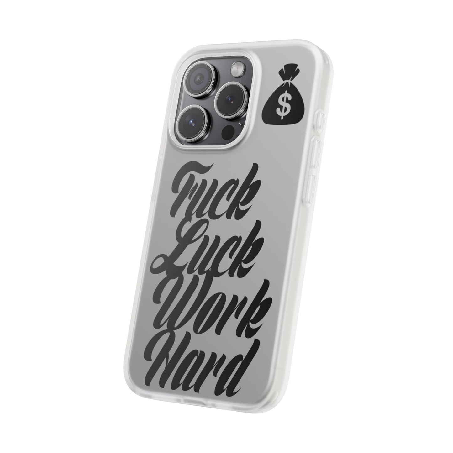 Stylish Flexi Phone Case - Motivational Quote, Perfect for Entrepreneurs, Gift for Graduations, Celebrations, and Daily Inspiration