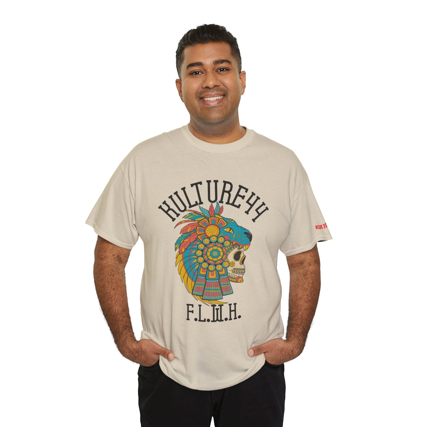 Aztec warrior Cultural Art Tee - Vibrant Skull Design, Unisex Graphic T-Shirt for Festivals, Birthdays, Gift Ideas, Everyday Wear, Casual Style