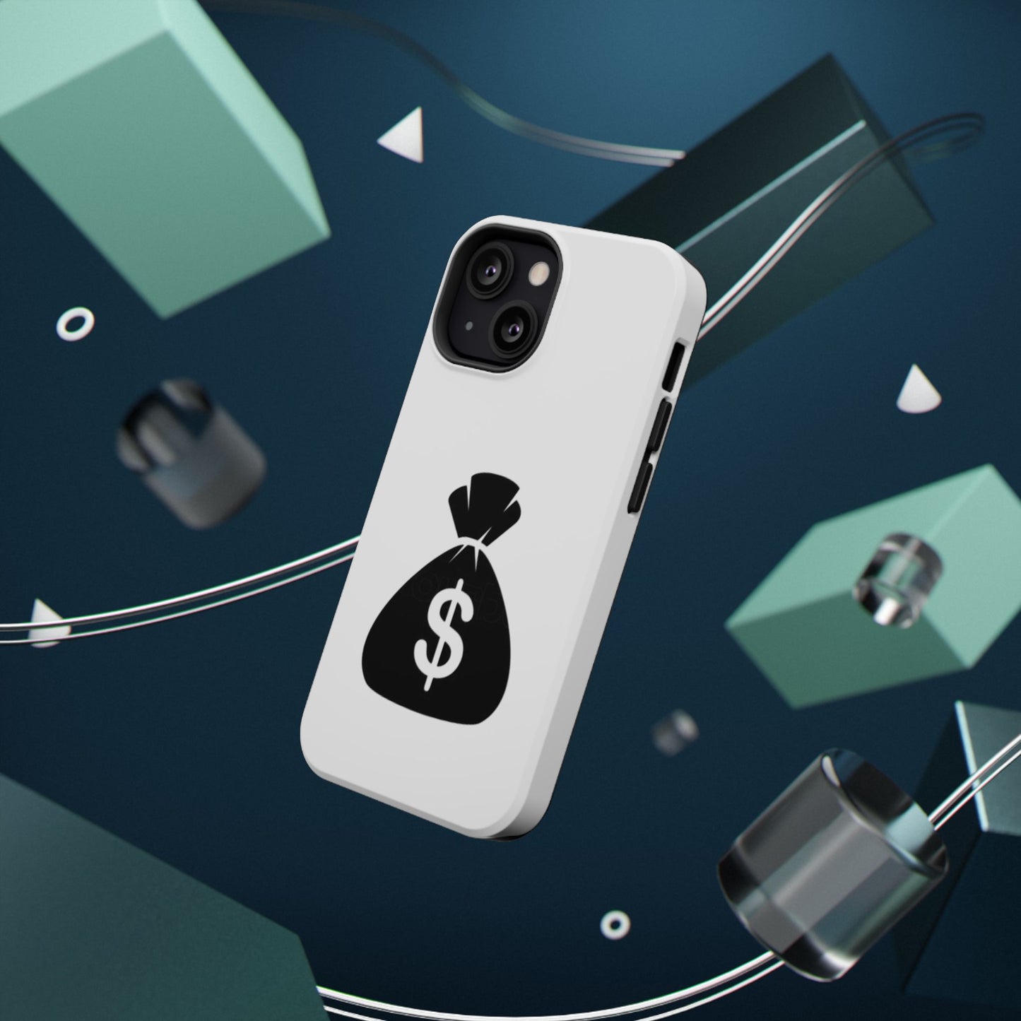 Money Bag Impact-Resistant Phone Case, Durable Phone Cover, Gift for Entrepreneurs, Stylish Protection, Birthday or Holiday Gift