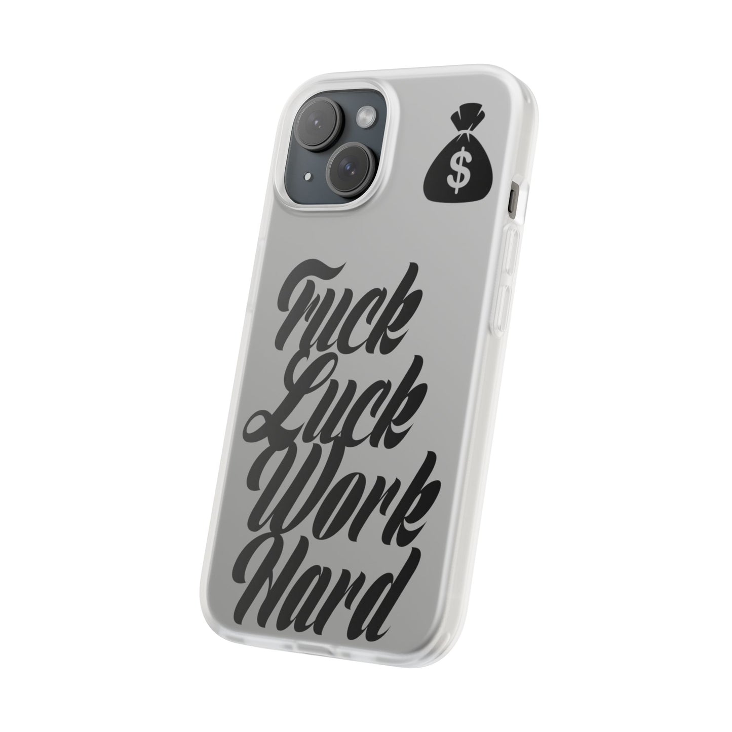 Stylish Flexi Phone Case - Motivational Quote, Perfect for Entrepreneurs, Gift for Graduations, Celebrations, and Daily Inspiration