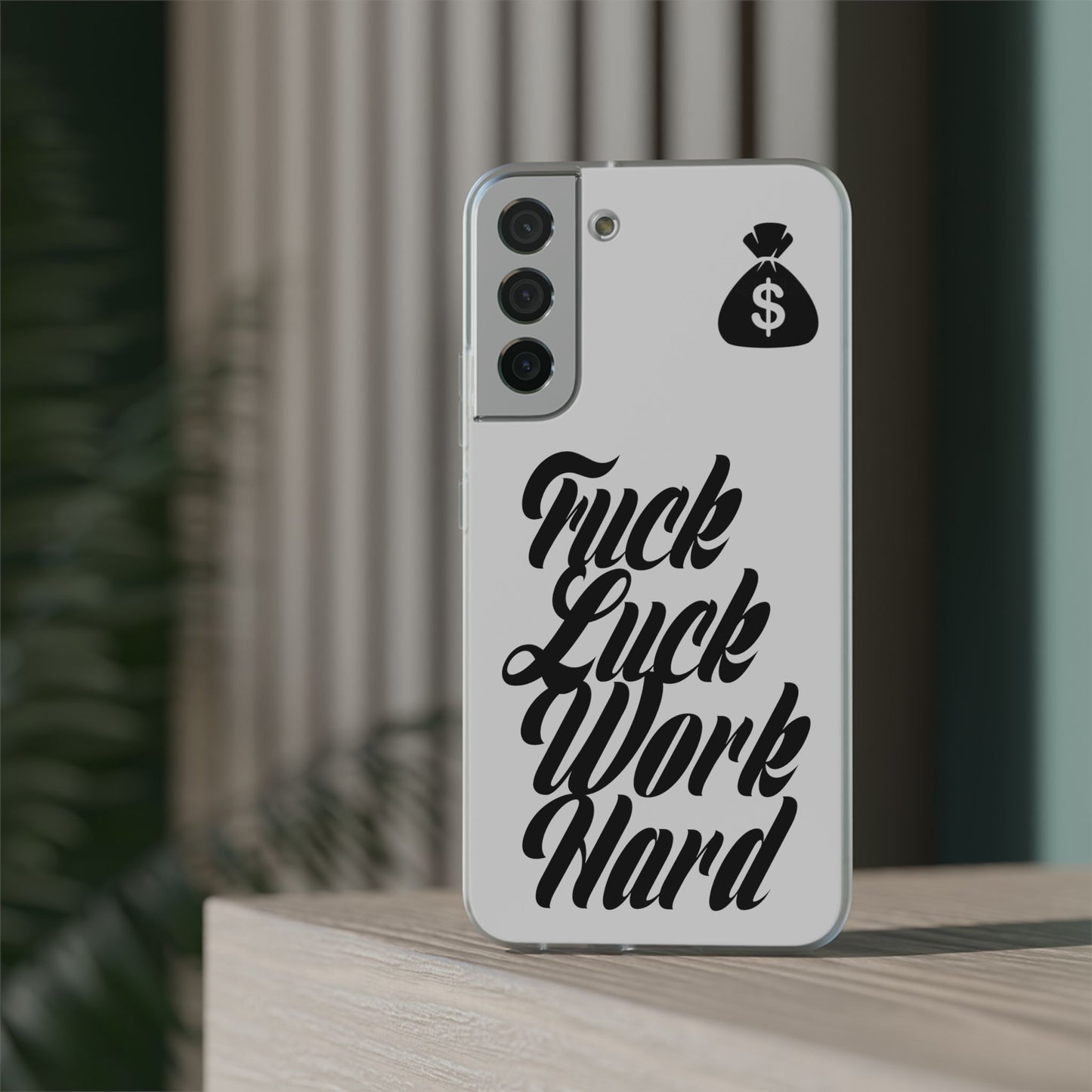 Stylish Flexi Phone Case - Motivational Quote, Perfect for Entrepreneurs, Gift for Graduations, Celebrations, and Daily Inspiration