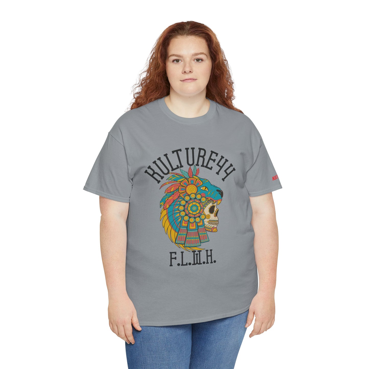 Aztec warrior Cultural Art Tee - Vibrant Skull Design, Unisex Graphic T-Shirt for Festivals, Birthdays, Gift Ideas, Everyday Wear, Casual Style