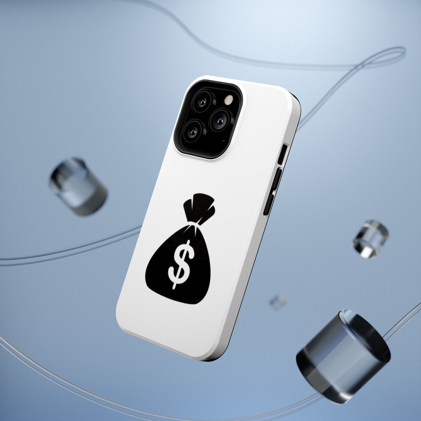 Money Bag Impact-Resistant Phone Case, Durable Phone Cover, Gift for Entrepreneurs, Stylish Protection, Birthday or Holiday Gift