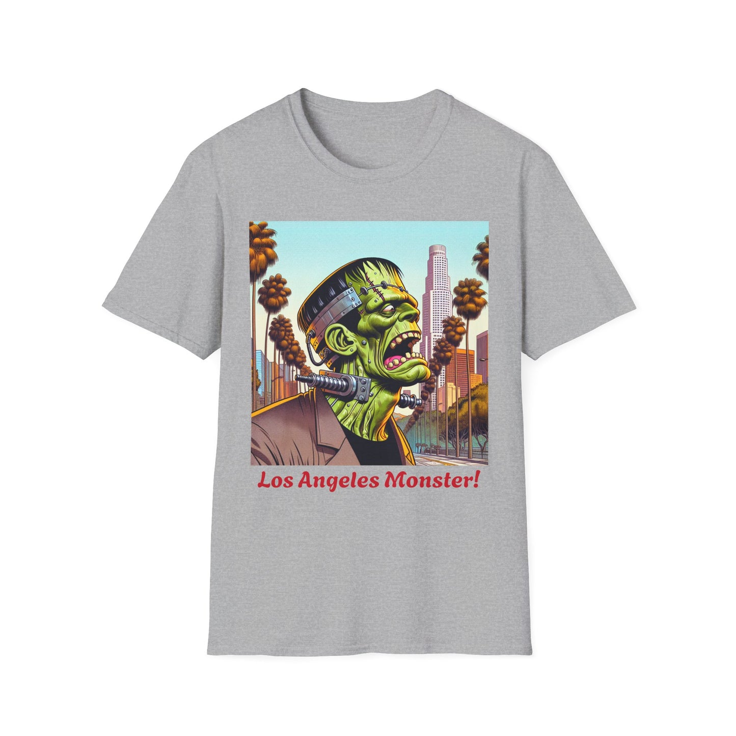 Los Angeles Monster Unisex T-Shirt, Funny Graphic Tee, Halloween Costume Shirt, Gift for Horror Fans, Casual Wear