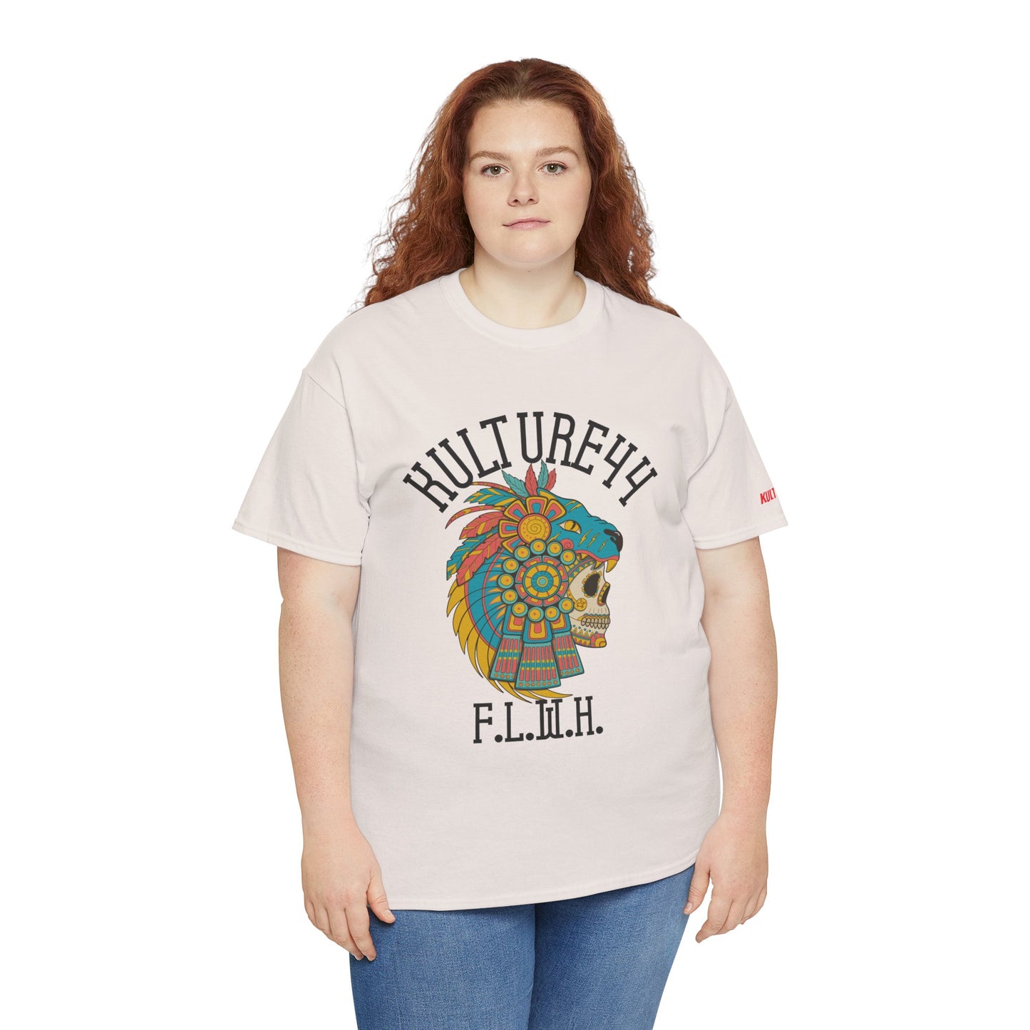 Aztec warrior Cultural Art Tee - Vibrant Skull Design, Unisex Graphic T-Shirt for Festivals, Birthdays, Gift Ideas, Everyday Wear, Casual Style