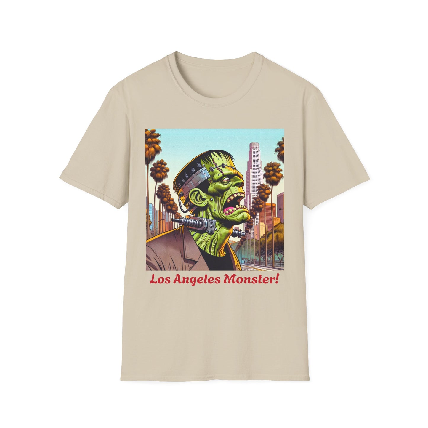 Los Angeles Monster Unisex T-Shirt, Funny Graphic Tee, Halloween Costume Shirt, Gift for Horror Fans, Casual Wear