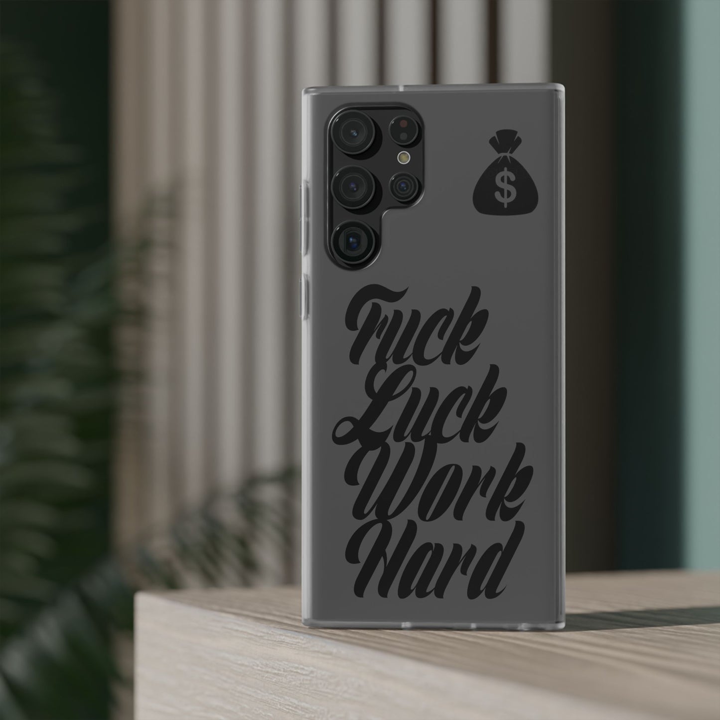 Stylish Flexi Phone Case - Motivational Quote, Perfect for Entrepreneurs, Gift for Graduations, Celebrations, and Daily Inspiration