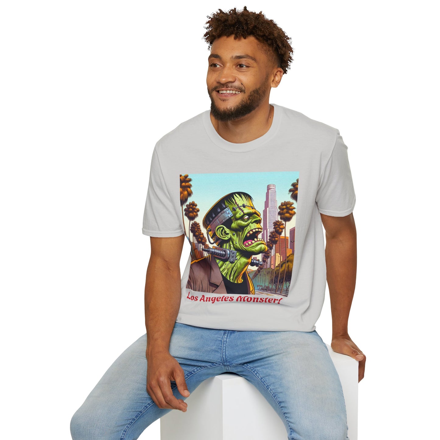 Los Angeles Monster Unisex T-Shirt, Funny Graphic Tee, Halloween Costume Shirt, Gift for Horror Fans, Casual Wear