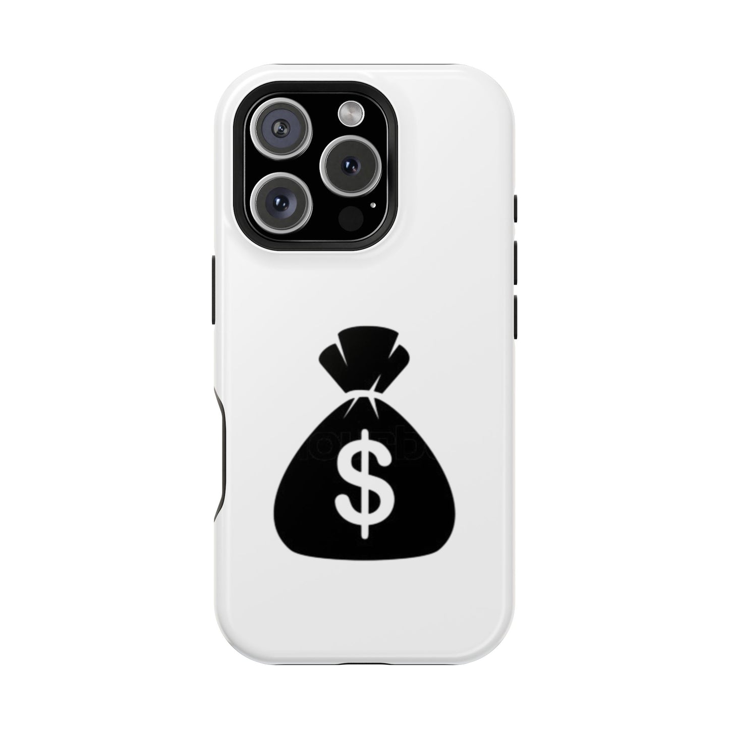 Money Bag Impact-Resistant Phone Case, Durable Phone Cover, Gift for Entrepreneurs, Stylish Protection, Birthday or Holiday Gift