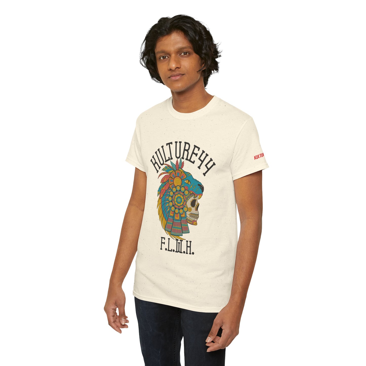 Aztec warrior Cultural Art Tee - Vibrant Skull Design, Unisex Graphic T-Shirt for Festivals, Birthdays, Gift Ideas, Everyday Wear, Casual Style