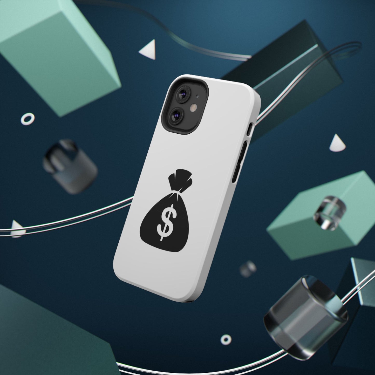 Money Bag Impact-Resistant Phone Case, Durable Phone Cover, Gift for Entrepreneurs, Stylish Protection, Birthday or Holiday Gift