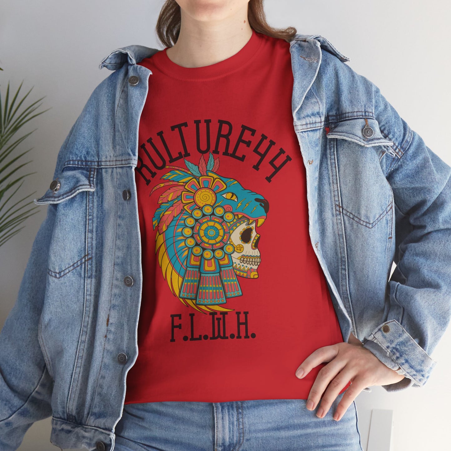 Aztec warrior Cultural Art Tee - Vibrant Skull Design, Unisex Graphic T-Shirt for Festivals, Birthdays, Gift Ideas, Everyday Wear, Casual Style