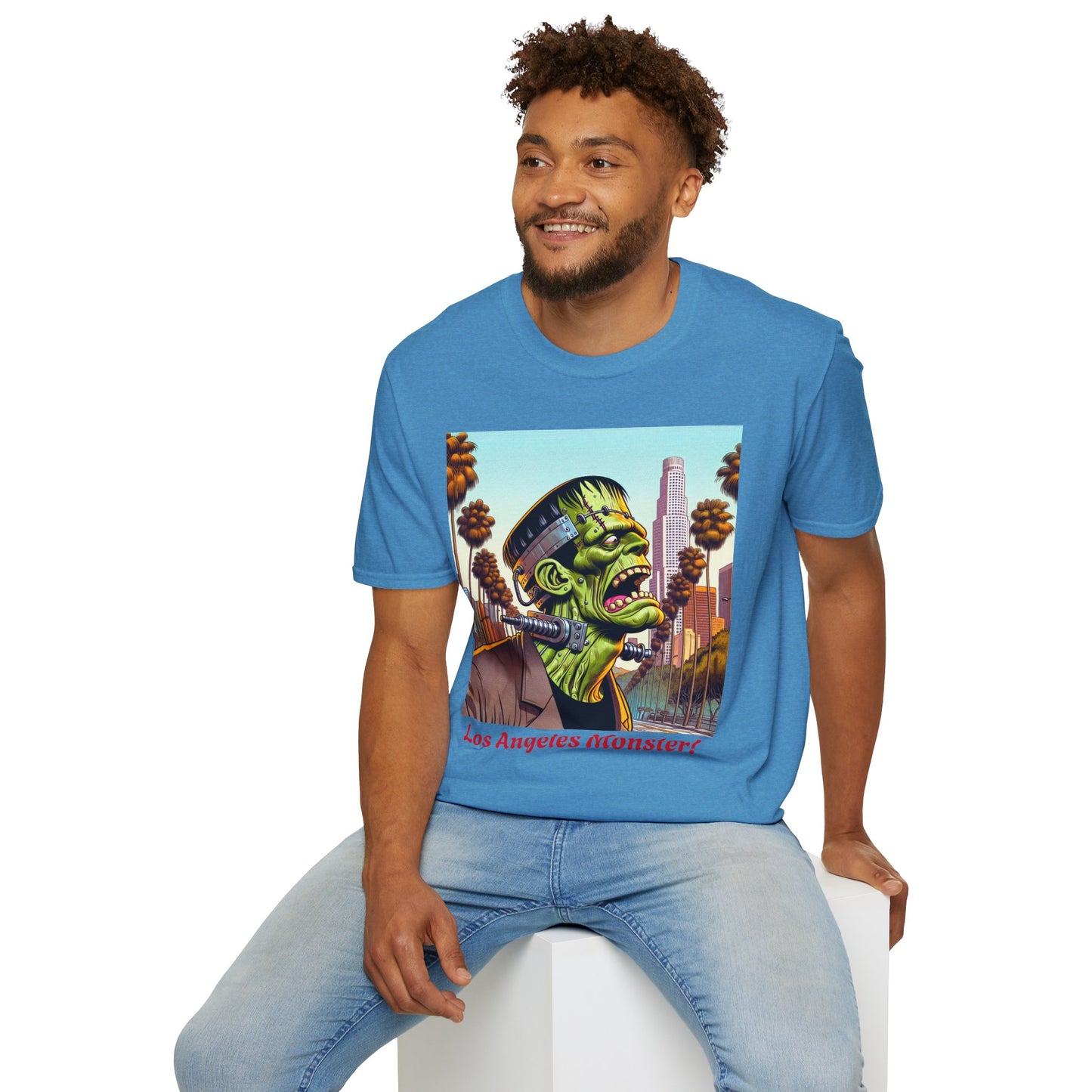 Los Angeles Monster Unisex T-Shirt, Funny Graphic Tee, Halloween Costume Shirt, Gift for Horror Fans, Casual Wear