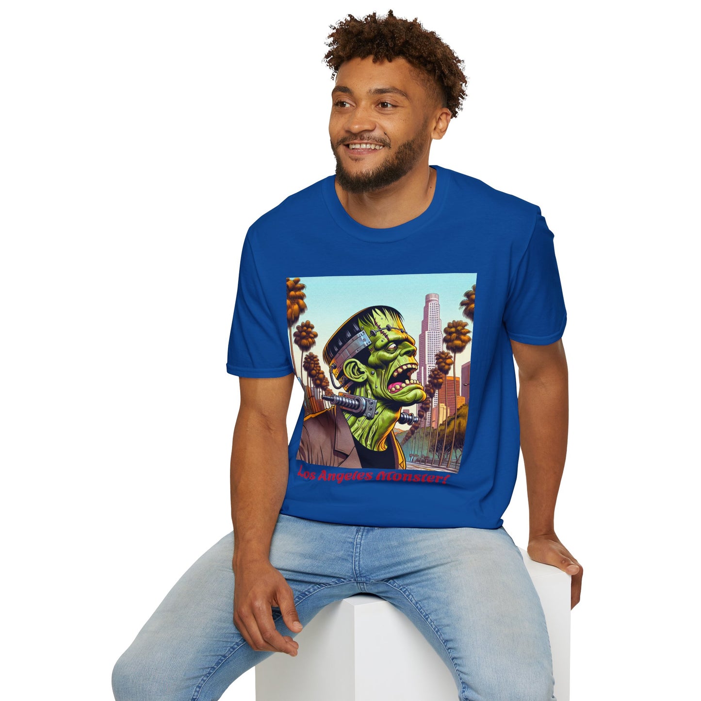 Los Angeles Monster Unisex T-Shirt, Funny Graphic Tee, Halloween Costume Shirt, Gift for Horror Fans, Casual Wear