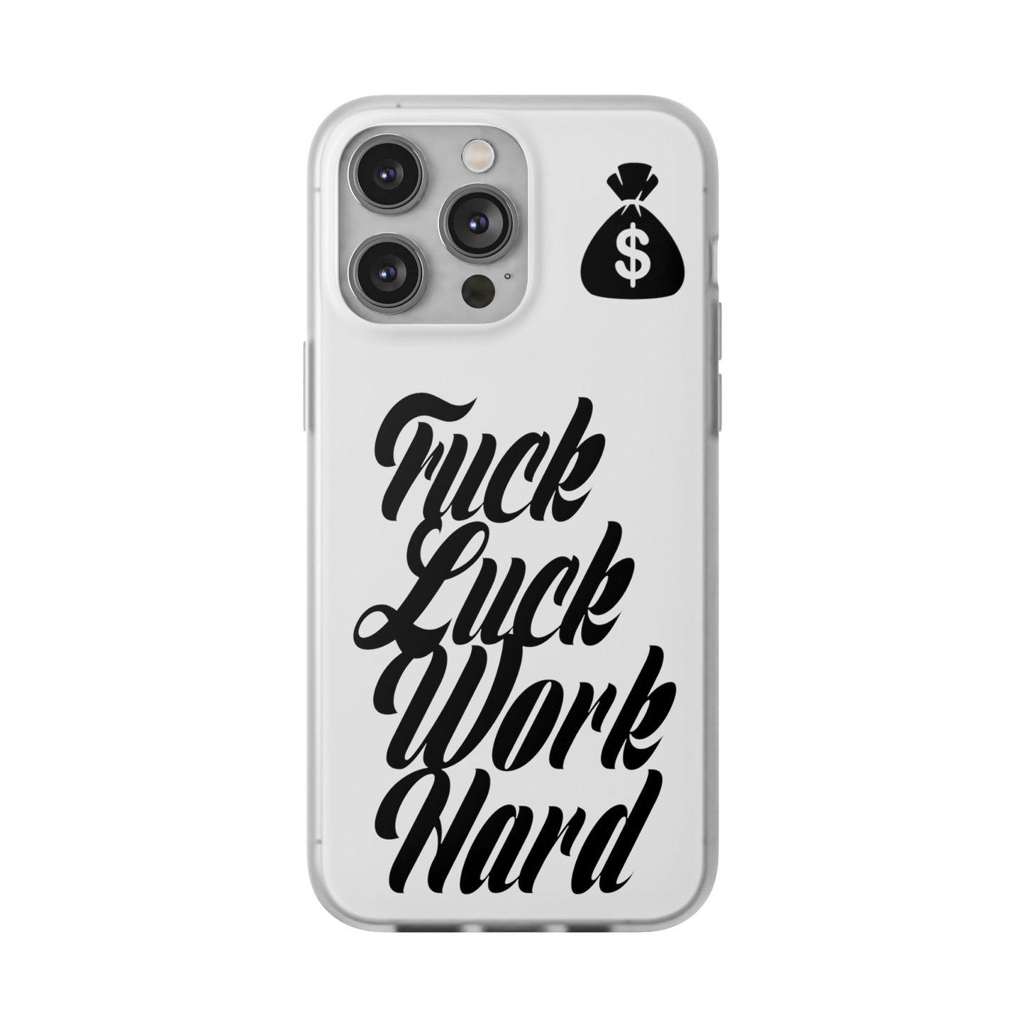 Stylish Flexi Phone Case - Motivational Quote, Perfect for Entrepreneurs, Gift for Graduations, Celebrations, and Daily Inspiration