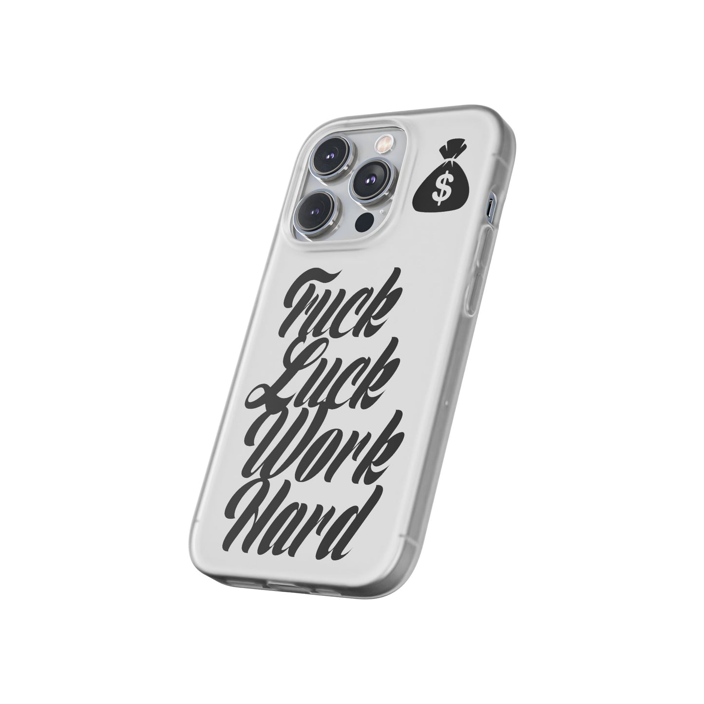Stylish Flexi Phone Case - Motivational Quote, Perfect for Entrepreneurs, Gift for Graduations, Celebrations, and Daily Inspiration