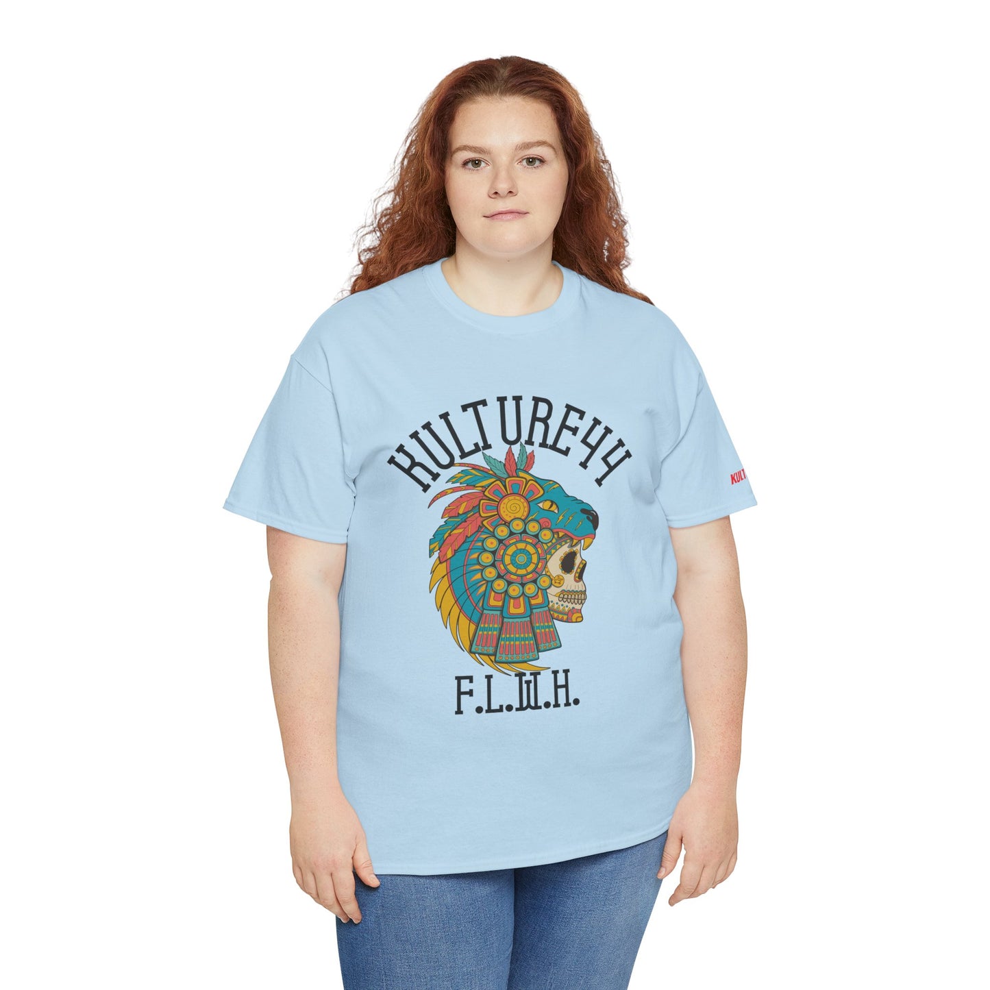Aztec warrior Cultural Art Tee - Vibrant Skull Design, Unisex Graphic T-Shirt for Festivals, Birthdays, Gift Ideas, Everyday Wear, Casual Style