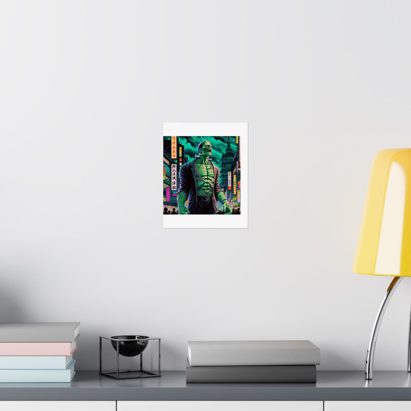 Urban Monster Art Posters | Matte Vertical Wall Decor for Halloween, Streetwear Aesthetics, Home & Office