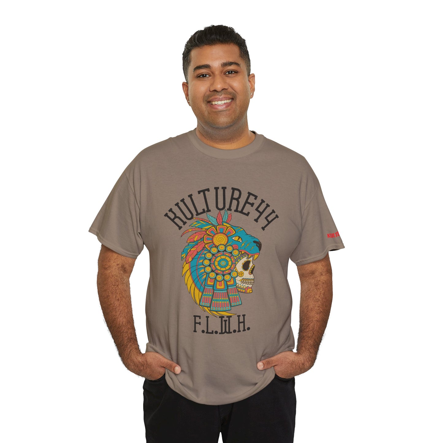 Aztec warrior Cultural Art Tee - Vibrant Skull Design, Unisex Graphic T-Shirt for Festivals, Birthdays, Gift Ideas, Everyday Wear, Casual Style