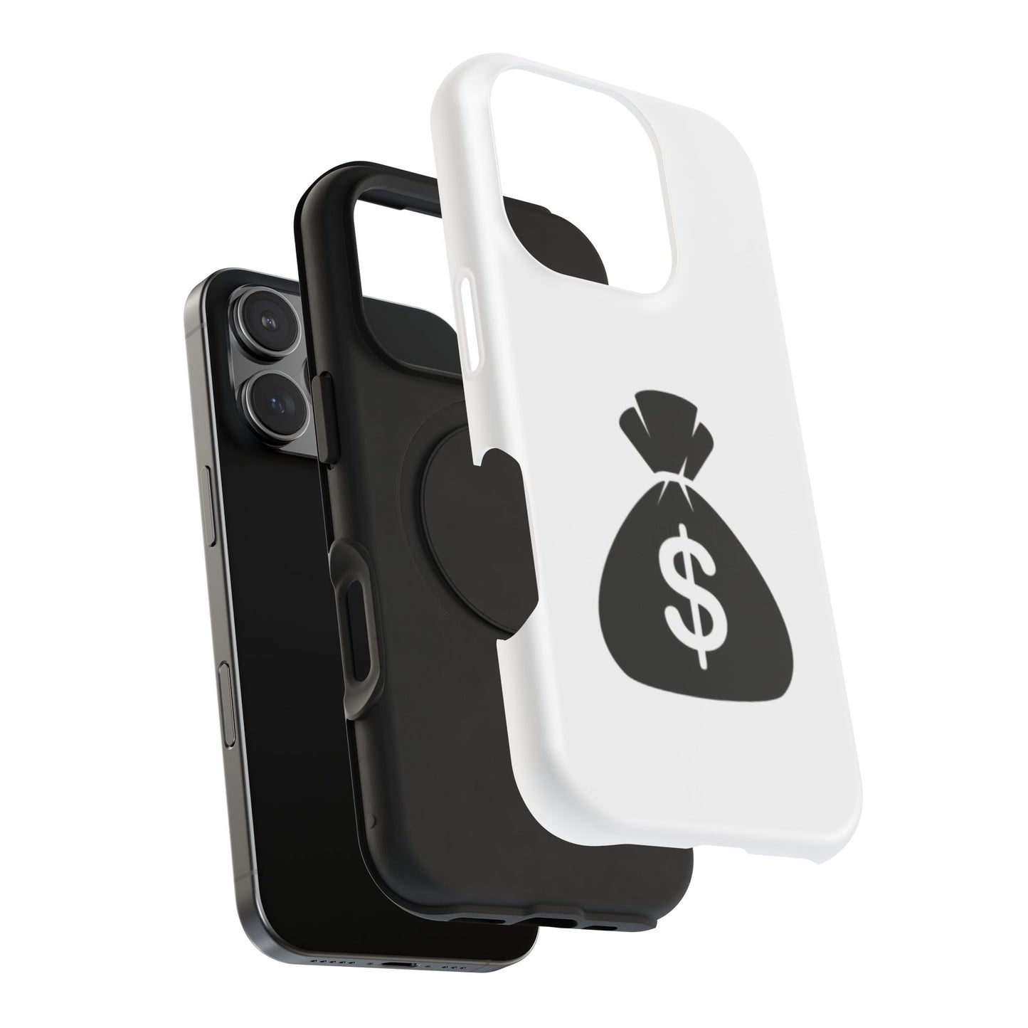 Money Bag Impact-Resistant Phone Case, Durable Phone Cover, Gift for Entrepreneurs, Stylish Protection, Birthday or Holiday Gift