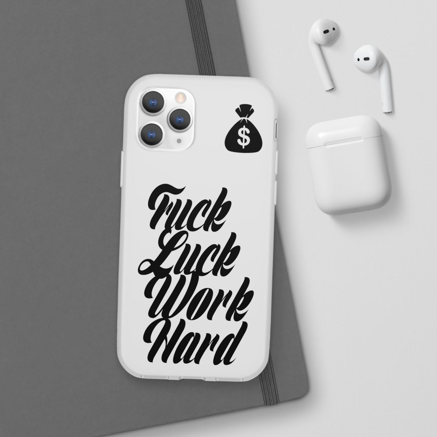 Stylish Flexi Phone Case - Motivational Quote, Perfect for Entrepreneurs, Gift for Graduations, Celebrations, and Daily Inspiration