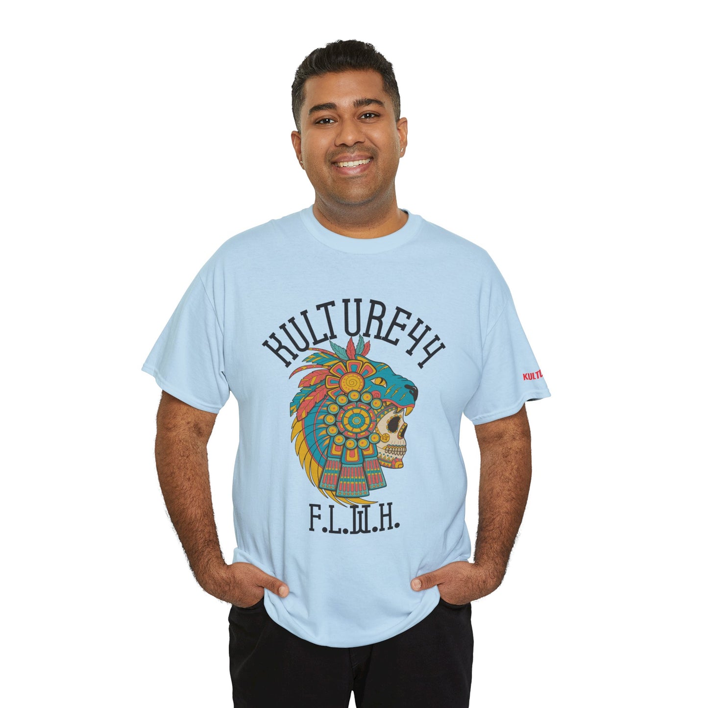 Aztec warrior Cultural Art Tee - Vibrant Skull Design, Unisex Graphic T-Shirt for Festivals, Birthdays, Gift Ideas, Everyday Wear, Casual Style