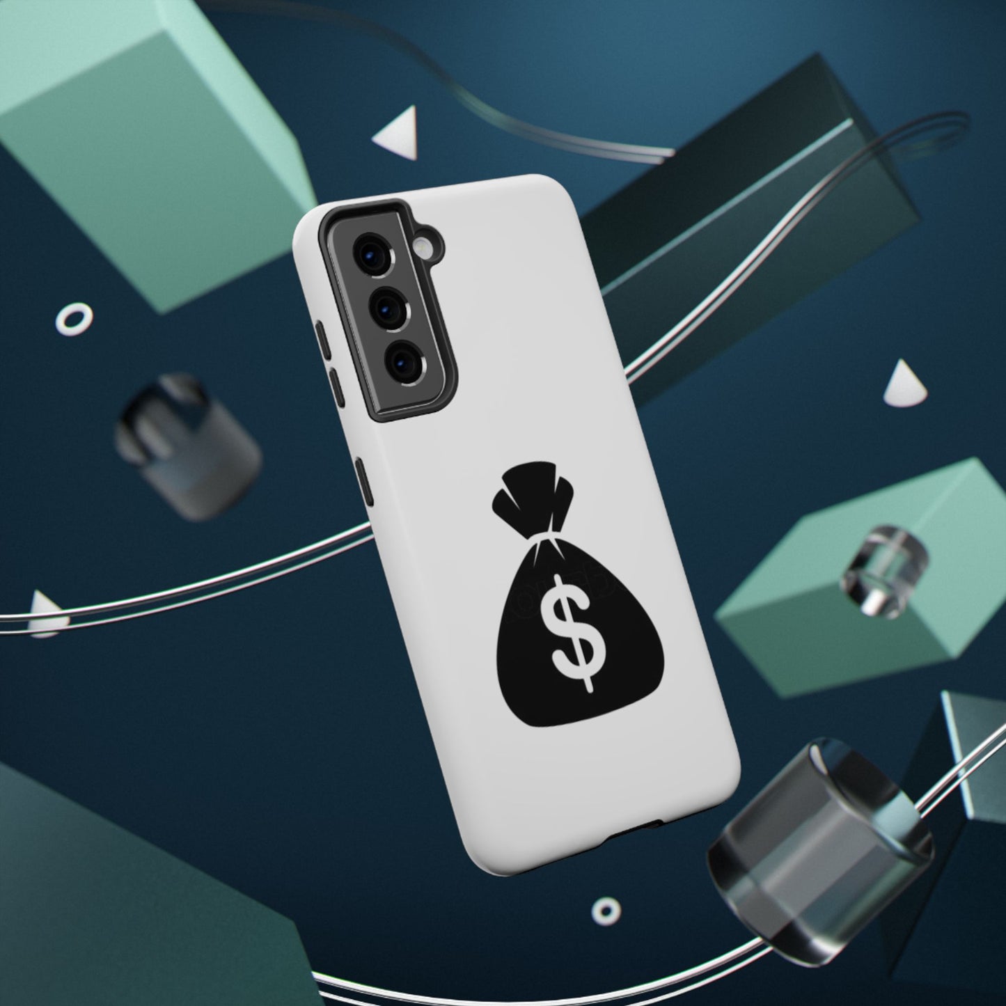 Money Bag Impact-Resistant Phone Case, Durable Phone Cover, Gift for Entrepreneurs, Stylish Protection, Birthday or Holiday Gift
