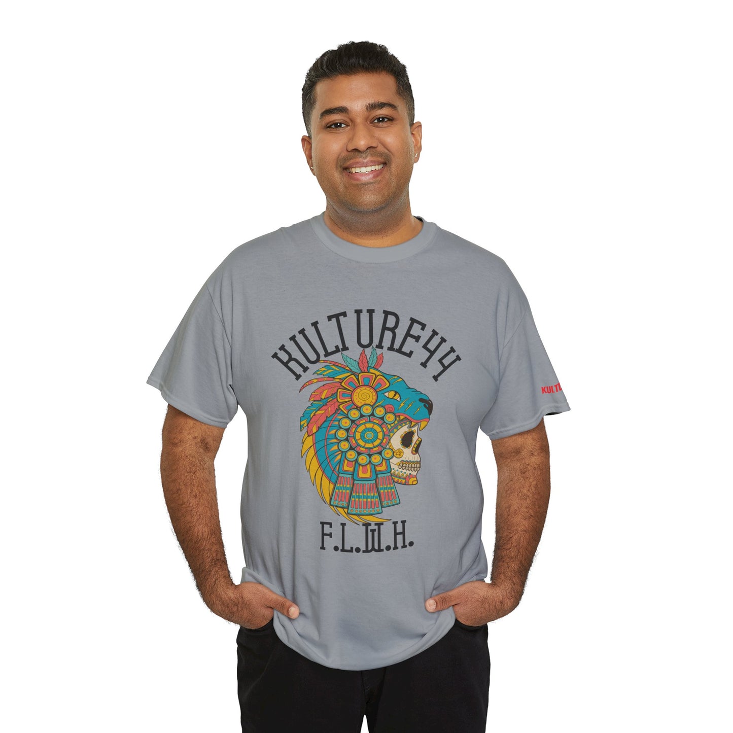 Aztec warrior Cultural Art Tee - Vibrant Skull Design, Unisex Graphic T-Shirt for Festivals, Birthdays, Gift Ideas, Everyday Wear, Casual Style