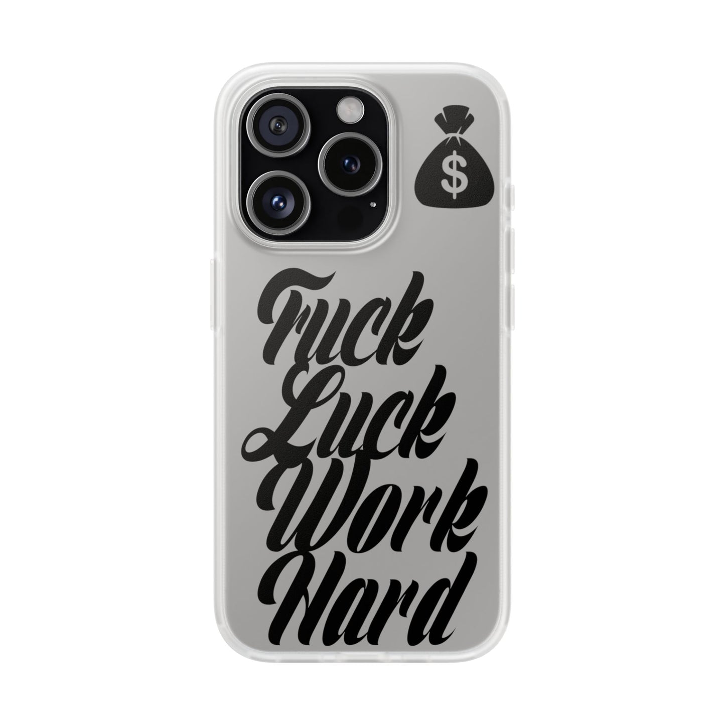 Stylish Flexi Phone Case - Motivational Quote, Perfect for Entrepreneurs, Gift for Graduations, Celebrations, and Daily Inspiration
