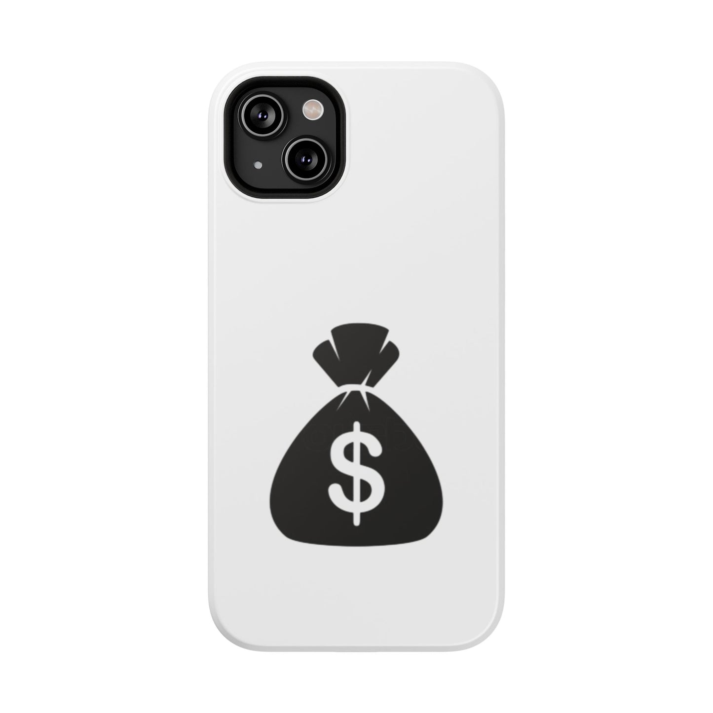Money Bag Impact-Resistant Phone Case, Durable Phone Cover, Gift for Entrepreneurs, Stylish Protection, Birthday or Holiday Gift