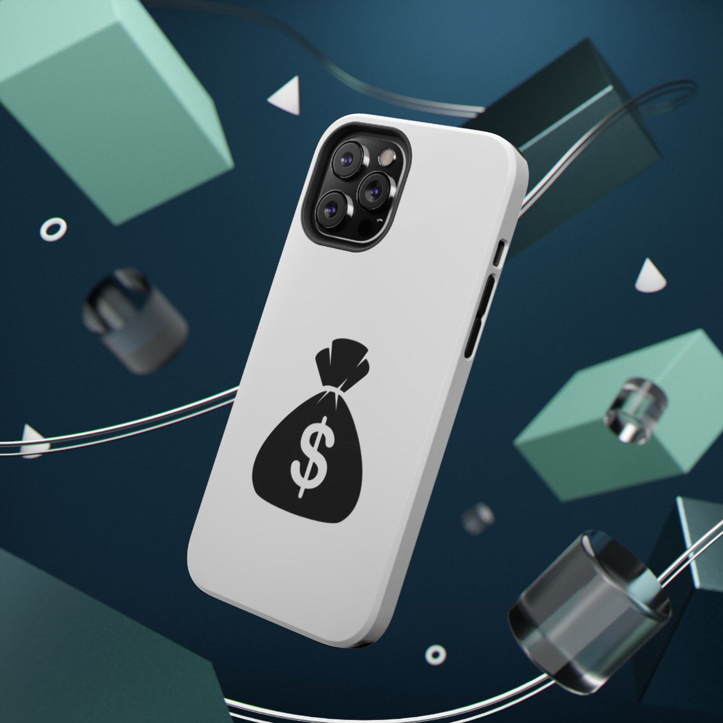 Money Bag Impact-Resistant Phone Case, Durable Phone Cover, Gift for Entrepreneurs, Stylish Protection, Birthday or Holiday Gift