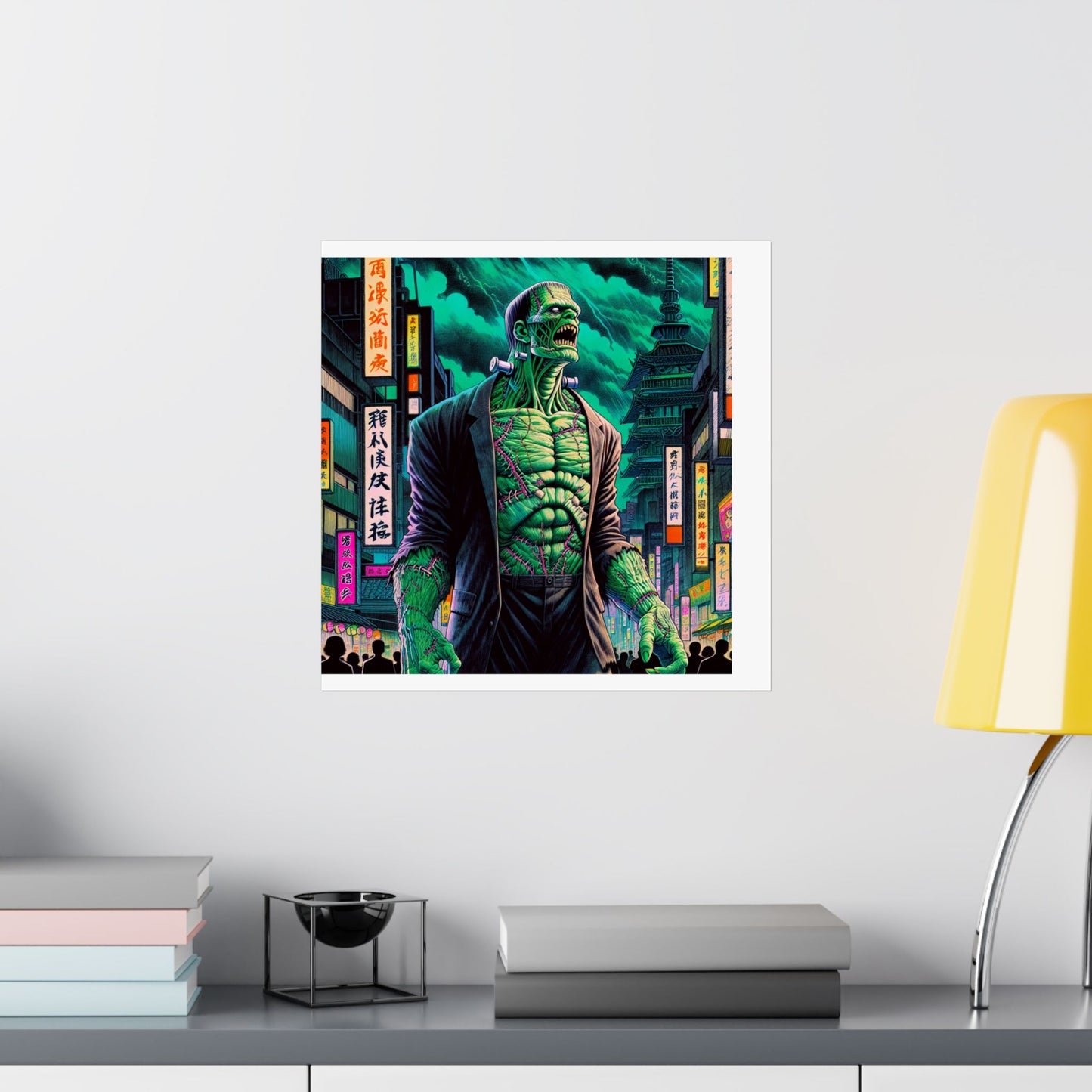 Urban Monster Art Posters | Matte Vertical Wall Decor for Halloween, Streetwear Aesthetics, Home & Office
