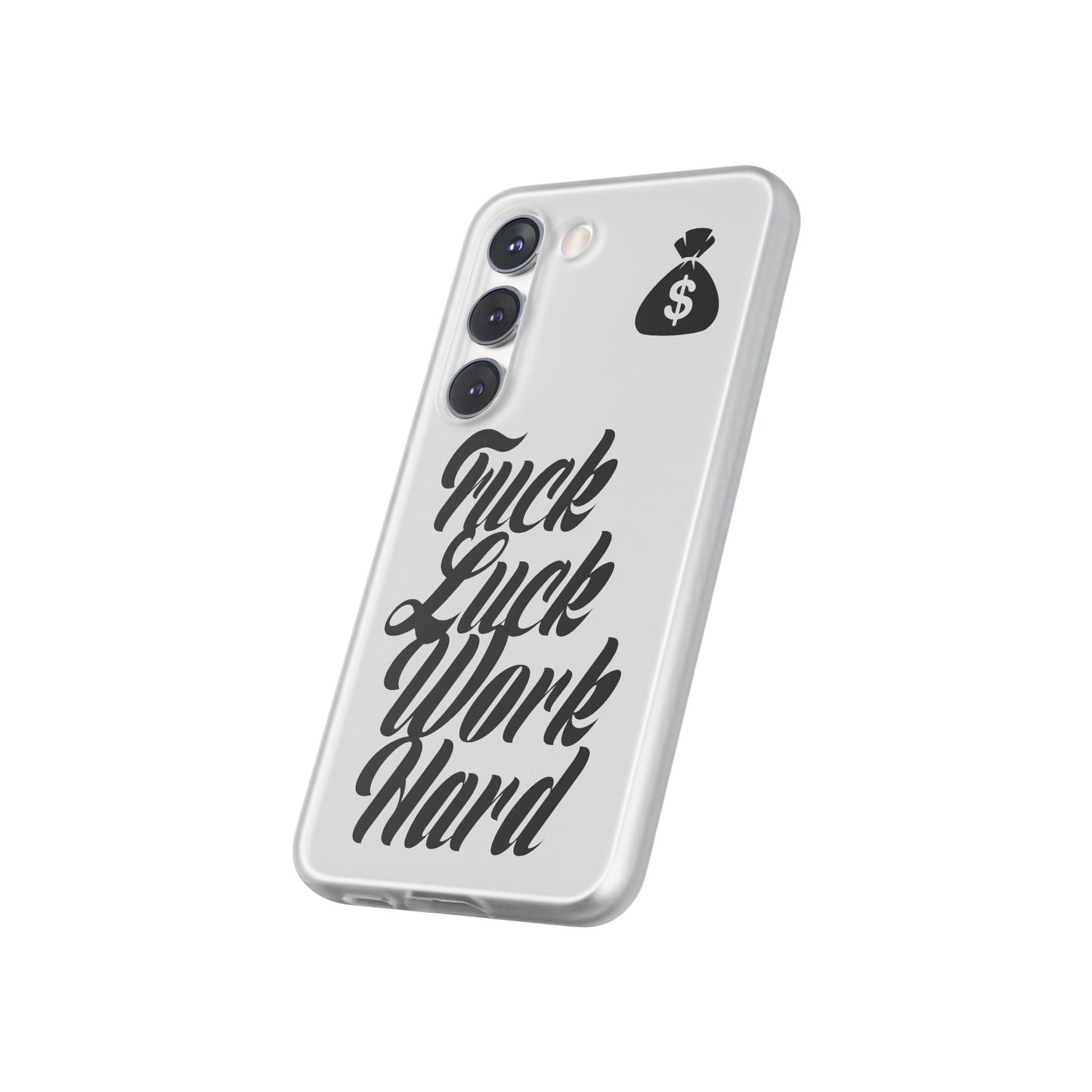 Stylish Flexi Phone Case - Motivational Quote, Perfect for Entrepreneurs, Gift for Graduations, Celebrations, and Daily Inspiration