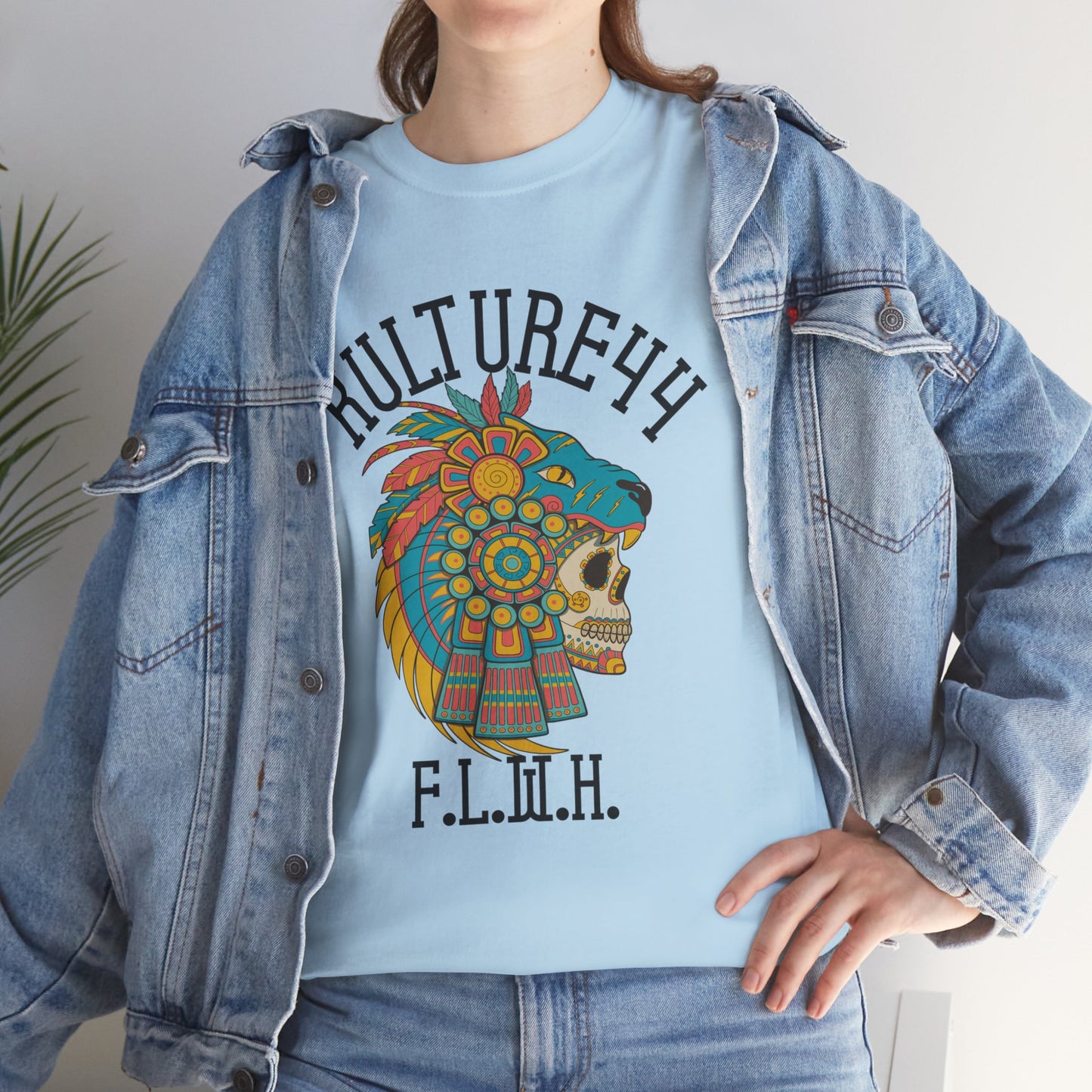Aztec warrior Cultural Art Tee - Vibrant Skull Design, Unisex Graphic T-Shirt for Festivals, Birthdays, Gift Ideas, Everyday Wear, Casual Style