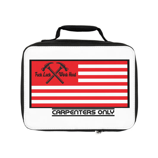 Carpenter's Lunch Bag | Motivational Tote for Work, Custom Lunchbox for Tradesmen, Functional Lunch Carrier, Gift for Carpenters