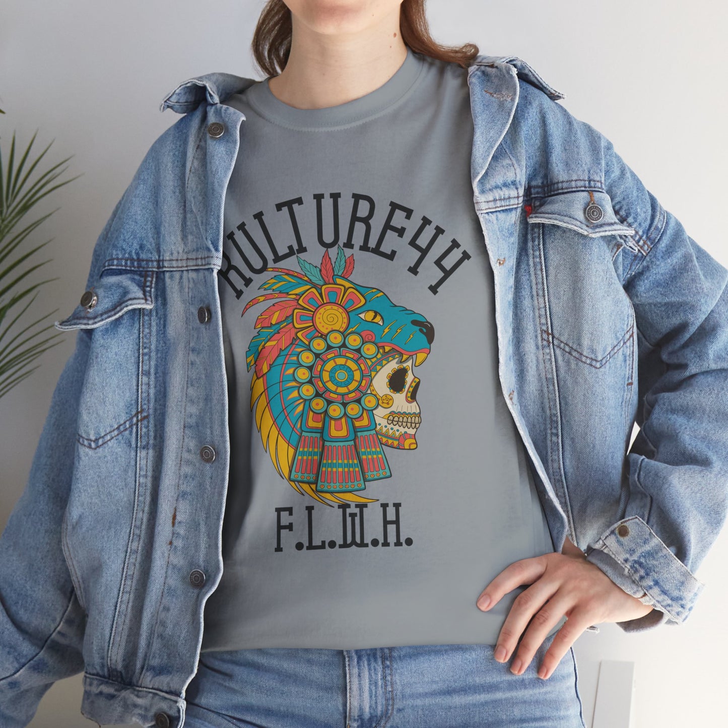 Aztec warrior Cultural Art Tee - Vibrant Skull Design, Unisex Graphic T-Shirt for Festivals, Birthdays, Gift Ideas, Everyday Wear, Casual Style