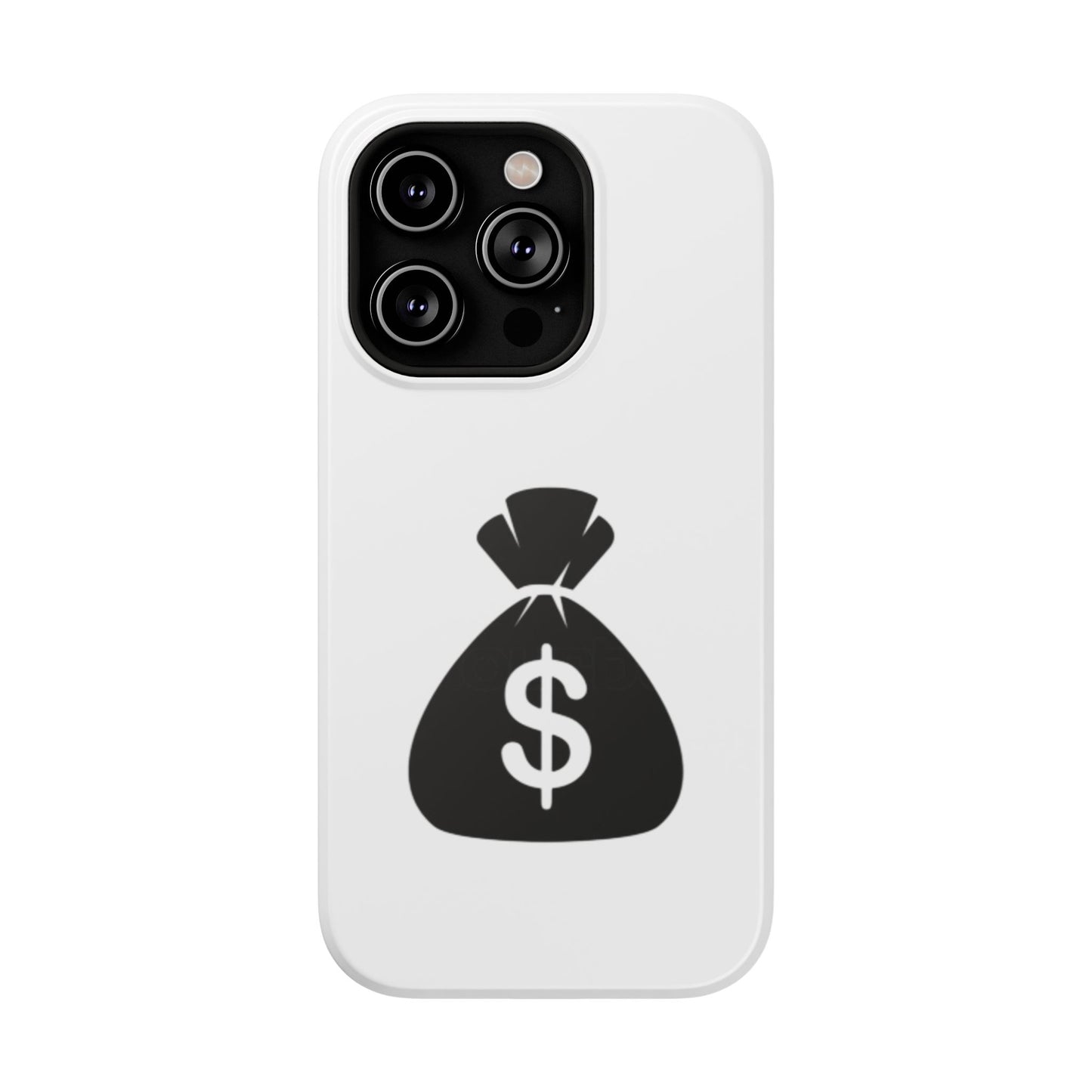 Money Bag Impact-Resistant Phone Case, Durable Phone Cover, Gift for Entrepreneurs, Stylish Protection, Birthday or Holiday Gift