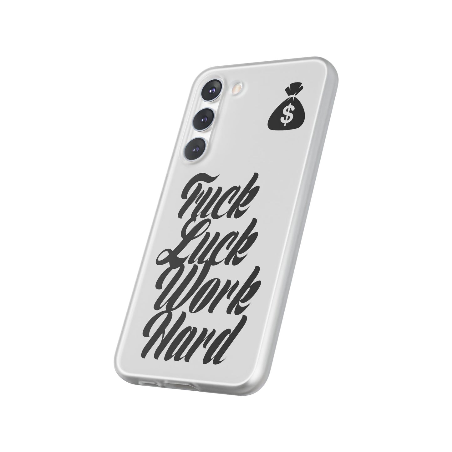 Stylish Flexi Phone Case - Motivational Quote, Perfect for Entrepreneurs, Gift for Graduations, Celebrations, and Daily Inspiration