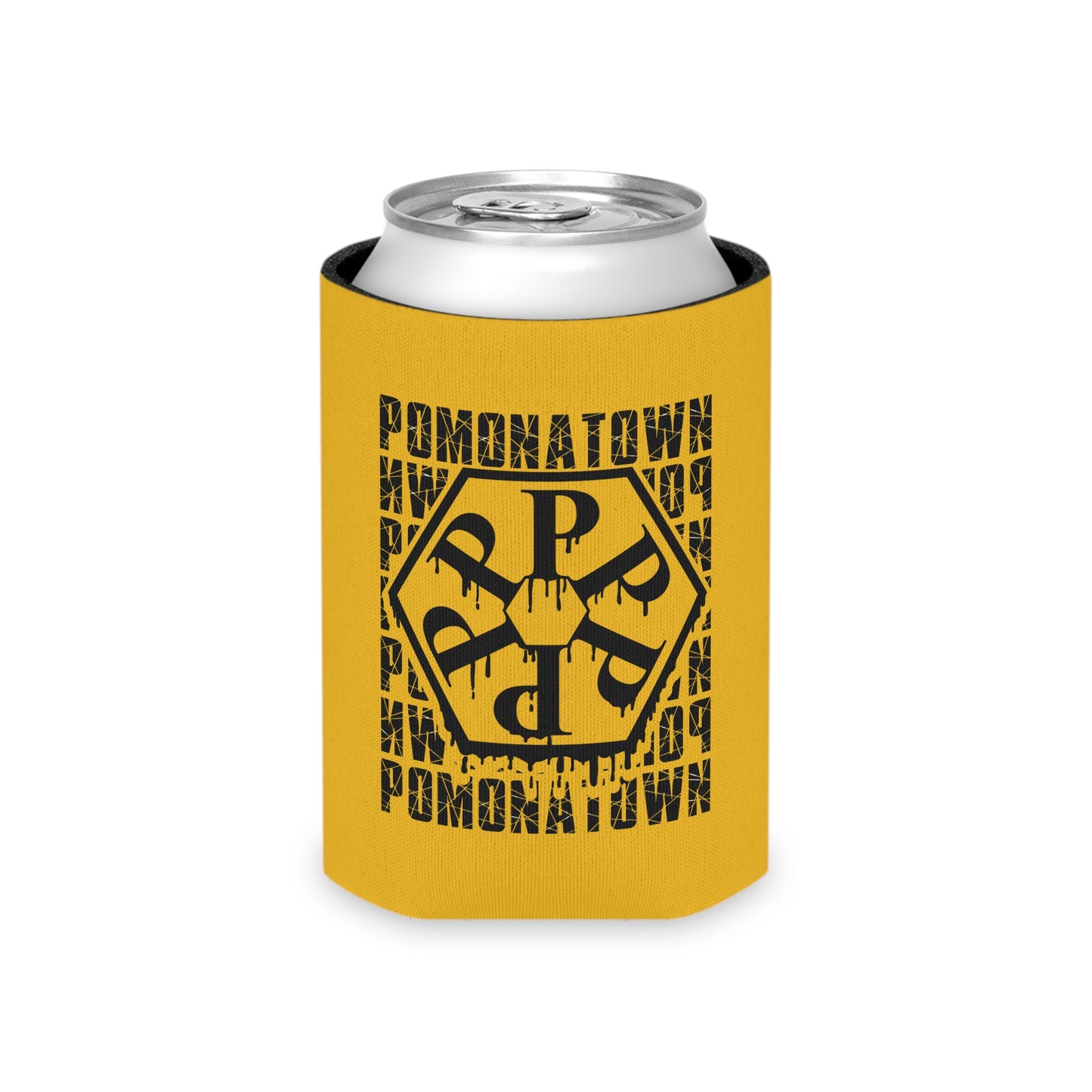 Cooler with Pomonatown Design, Insulated Beverage Holder, Party Favor, Summer BBQ Accessory, Outdoor Event Gear, Custom Drink Sleeve