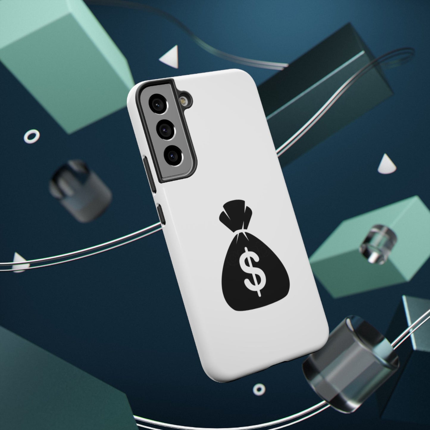 Money Bag Impact-Resistant Phone Case, Durable Phone Cover, Gift for Entrepreneurs, Stylish Protection, Birthday or Holiday Gift